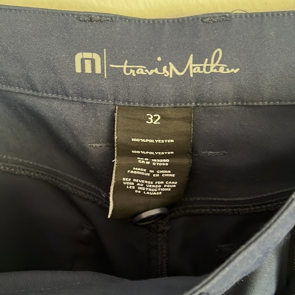 Travis Mathew Level Up Golf Pant in Navy Blue 32 Waist - Picture 8 of 9